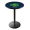 Holland Bar Stool Co 36" Blk Wrinkle Notre Dame Shamrock Pub Table L214B3628ND-Shm - alternate 1